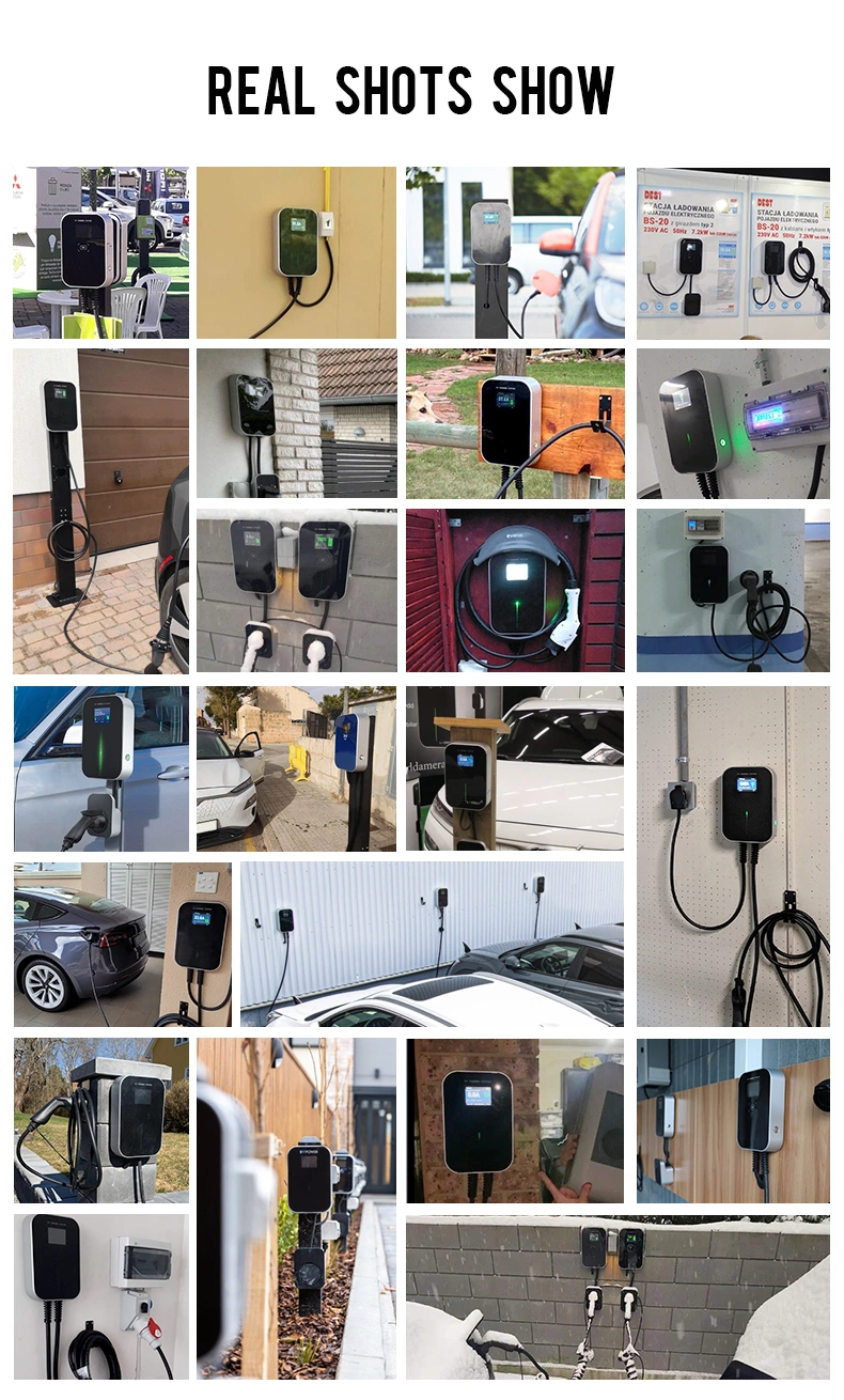 11 Kw 3 Phase Home AC EV Charging Station for Electric Car