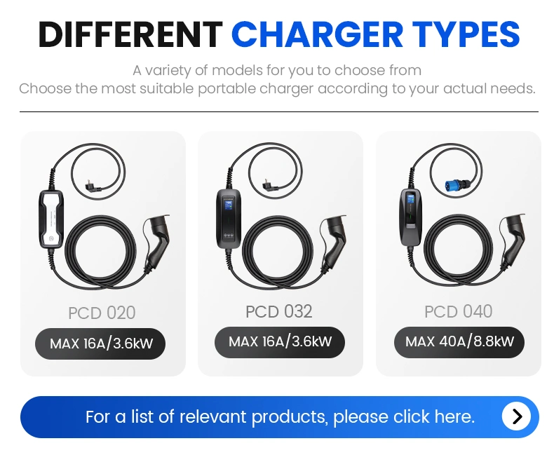 10A 16A to Schuko Plug EV Charging Box for Electric Cars