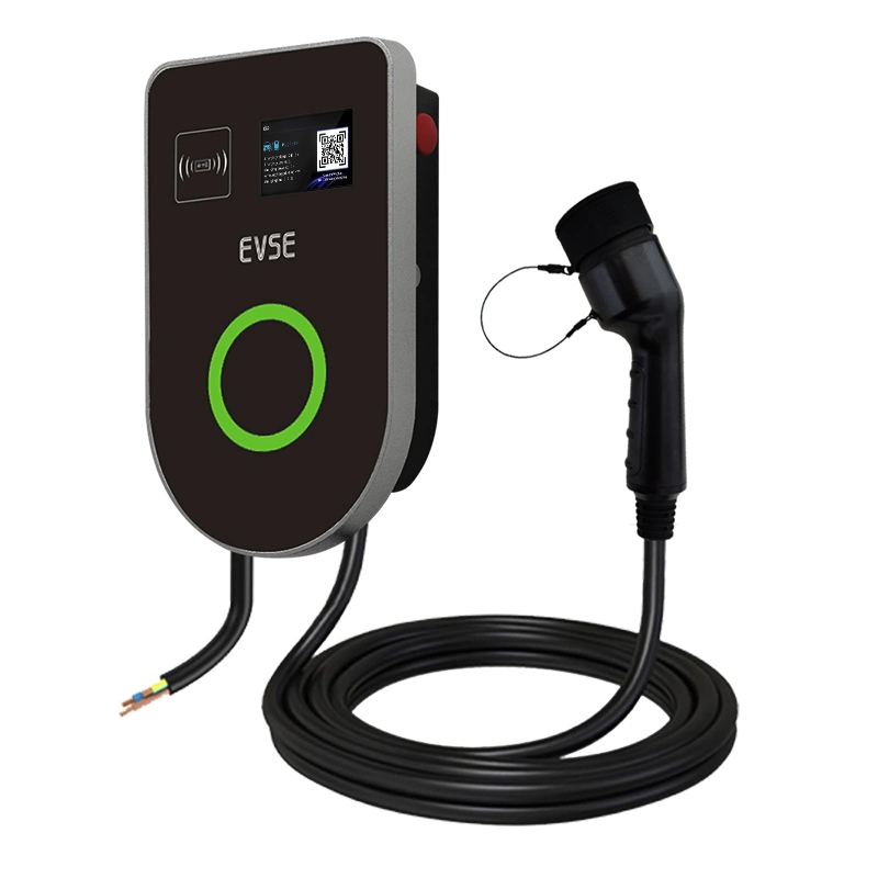 Best Selling 7kw 32A Car Charging Station Waterproof Portable LCD Screen EV Charging AC 24kw Station