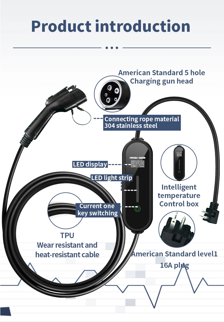 7kw 11kw 22kw Type2 Indicator Light Portable EV Wall Box Electric Vehicle Charging Stations