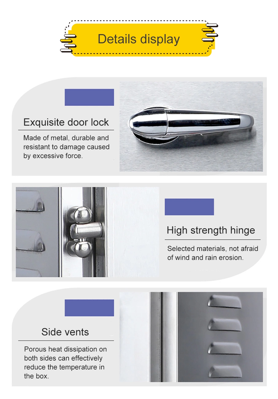 EV/New Energy Car Charging Station Outdoor Metal Cabinet Connection Box for Electricity