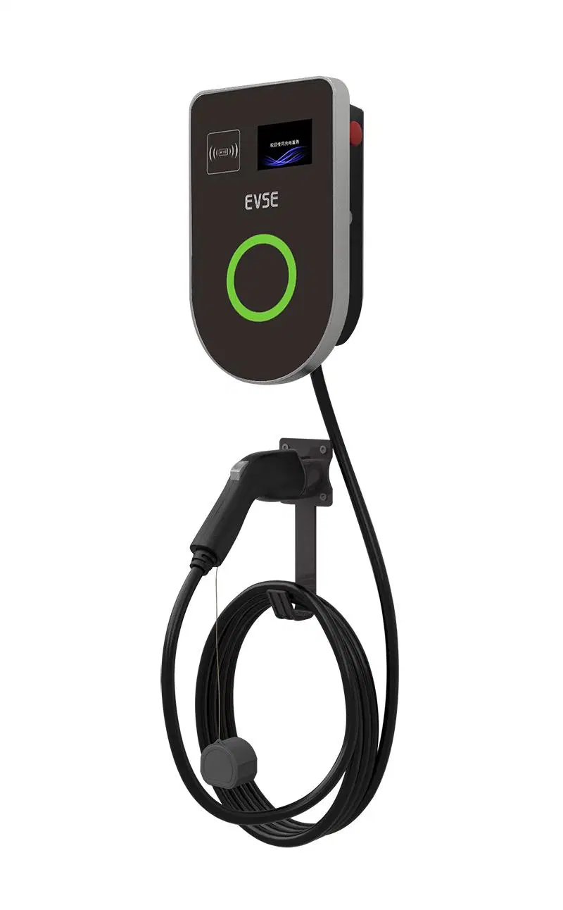 Best Selling 7kw 32A Car Charging Station Waterproof Portable LCD Screen EV Charging AC 24kw Station