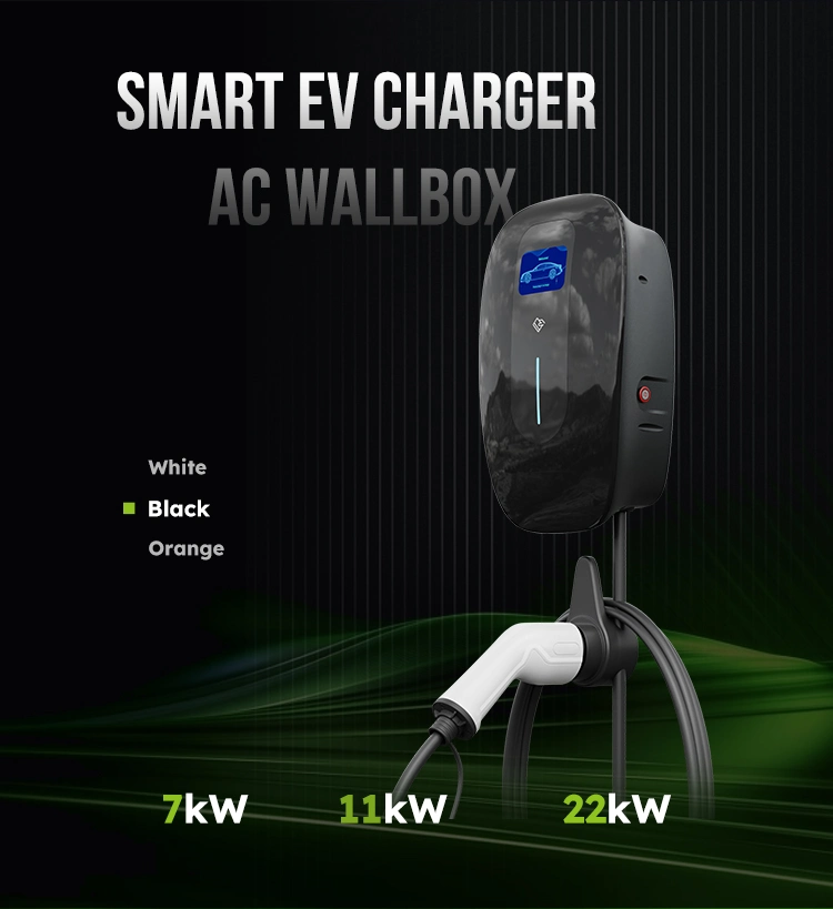 Type 2 EV Charger Wall-Mounted Charging for Home Use with CE Certificate