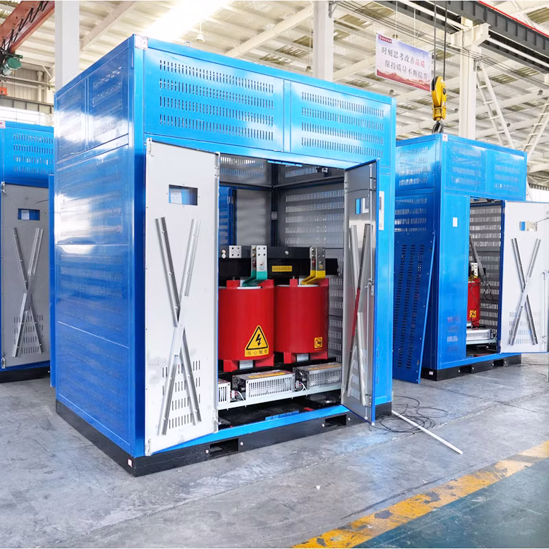 High Efficiency Electrical Power Transmission 11 Kv 33kv 500 kVA 3 Three Phase Fire Retardant Epoxy Cast Resin Amorphous Core Dry Type Distribution Transformer