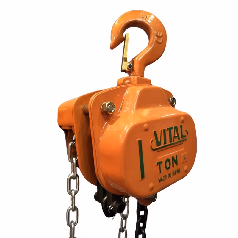 Vital China Mild Steel Chain Pulley Block 3 Ton for Lifting Platform