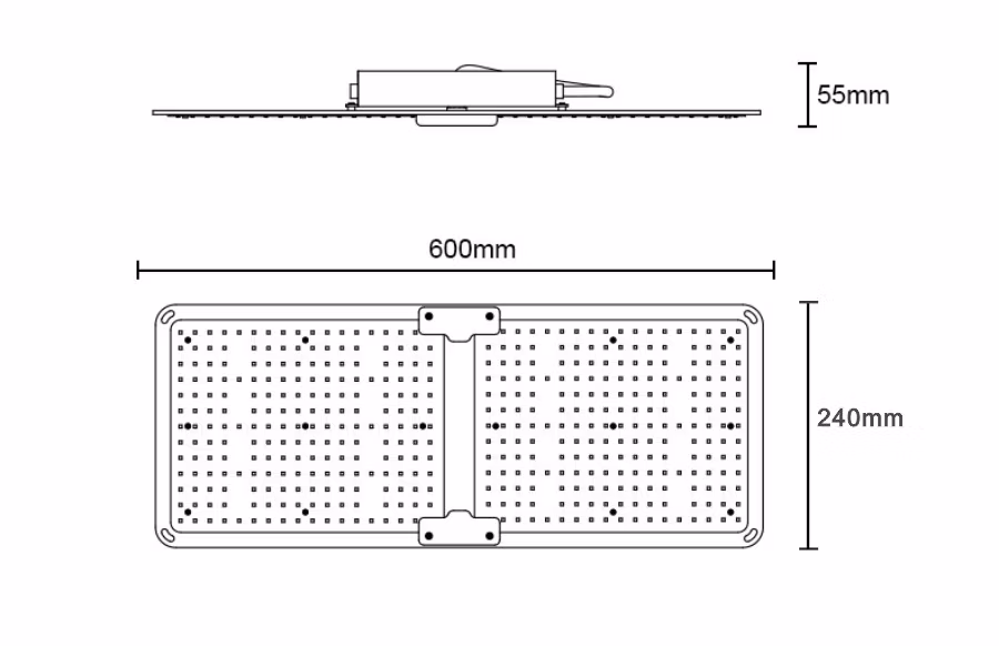 240W Greenhouse LED Growlight Lighting Modern Dimmable Stand Plant Growth 240 W Watt LED Grow Light Full Spectrum Far Red Qb Quantum Board for Indoor Plant