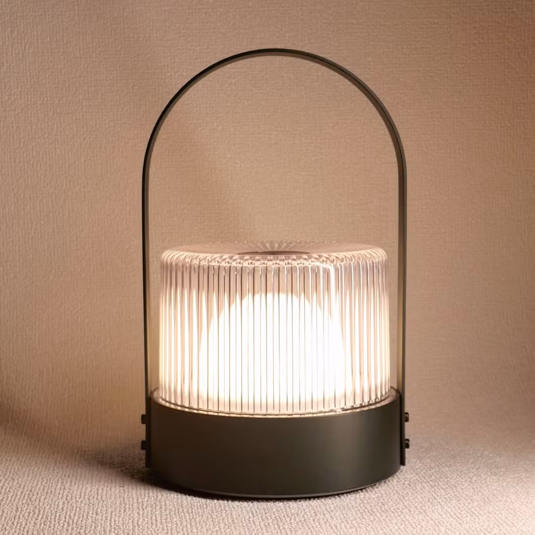 2024 Energy-Efficient LED Camping Light Rechargeable Portable Modern Battery Dimmable Table Lamp