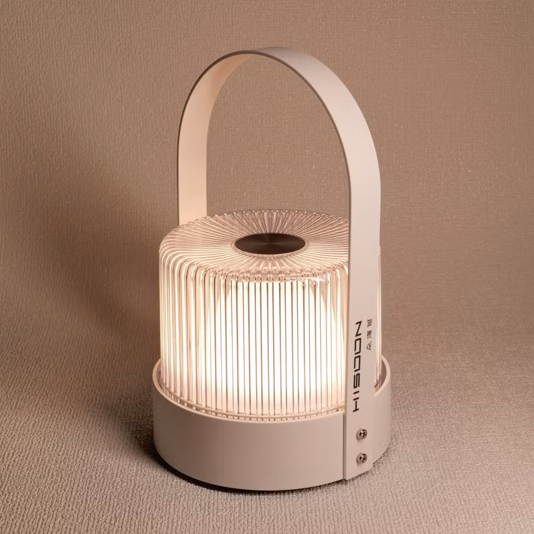 2024 Energy-Efficient LED Camping Light Rechargeable Portable Modern Battery Dimmable Table Lamp