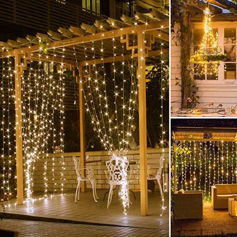 Remote Control Garland Fairy Decoration Waterproof USB Copper Wire Curtain String Light