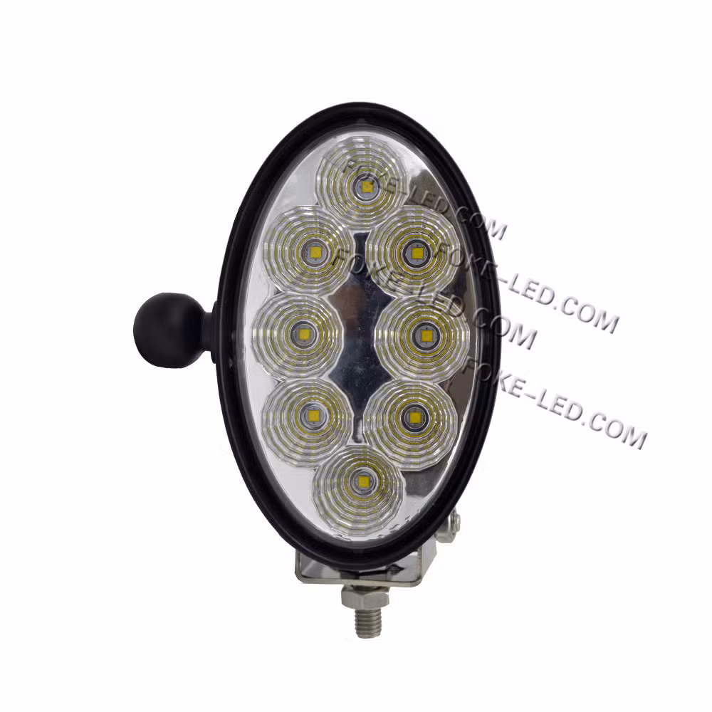 [Foke][5.5inch] Vertical Horizontal Mounting Bracket Oval Light Tractor Heavy Duty Farm Light