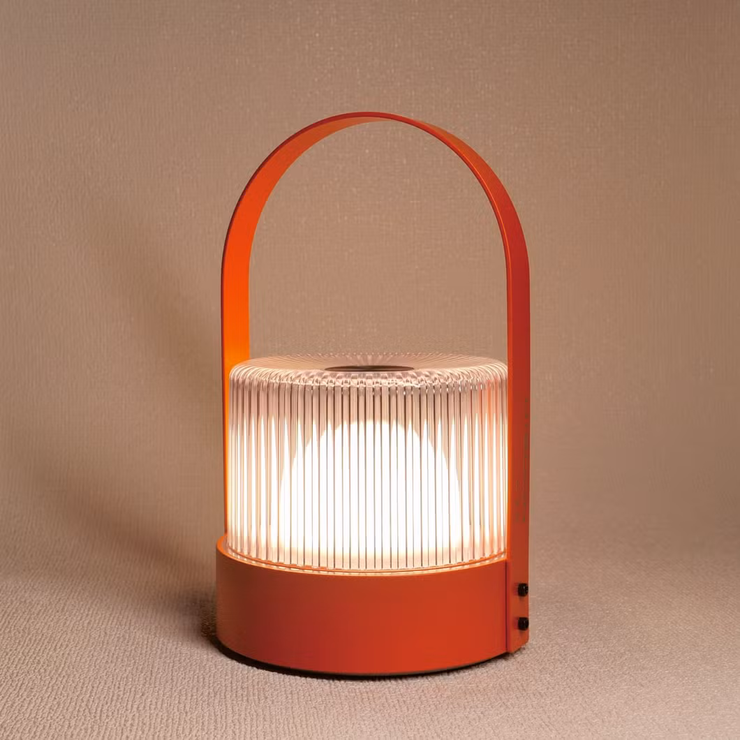 2024 Energy-Efficient LED Camping Light Rechargeable Portable Modern Battery Dimmable Table Lamp