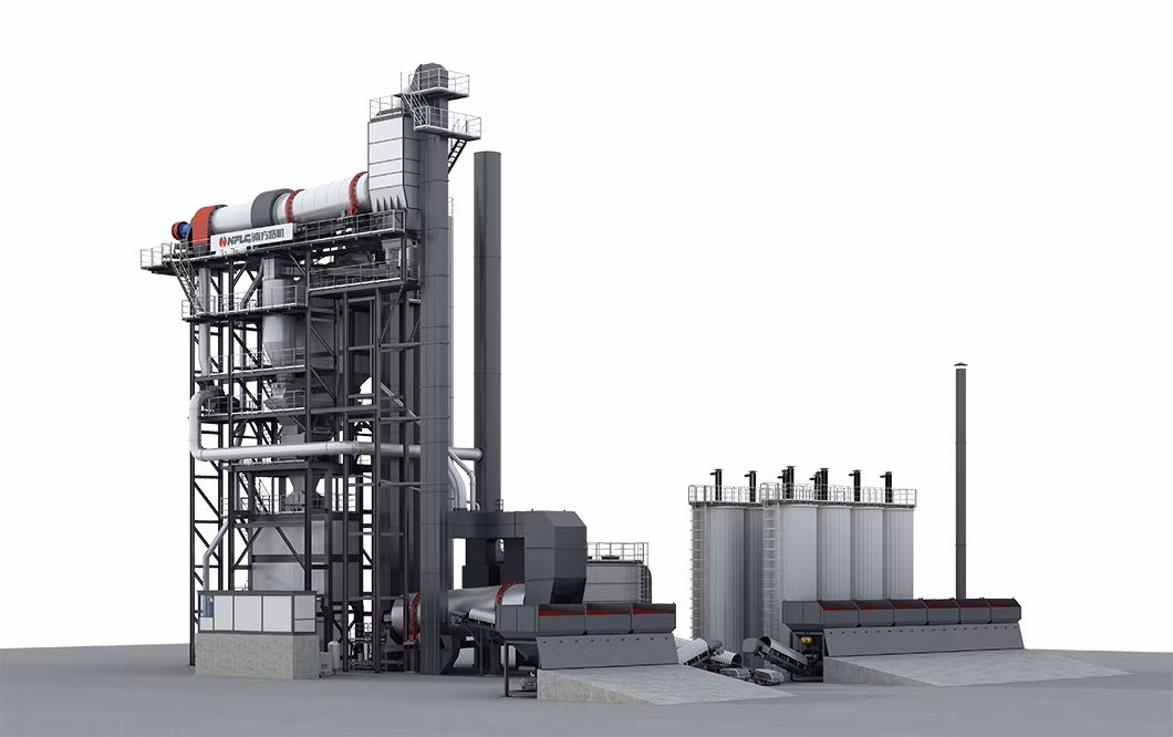 260t Stationary Batching Asphalt Mixing Plant 320tph Asphalt Hot Mix Station Batch Mix Asphalt Plant