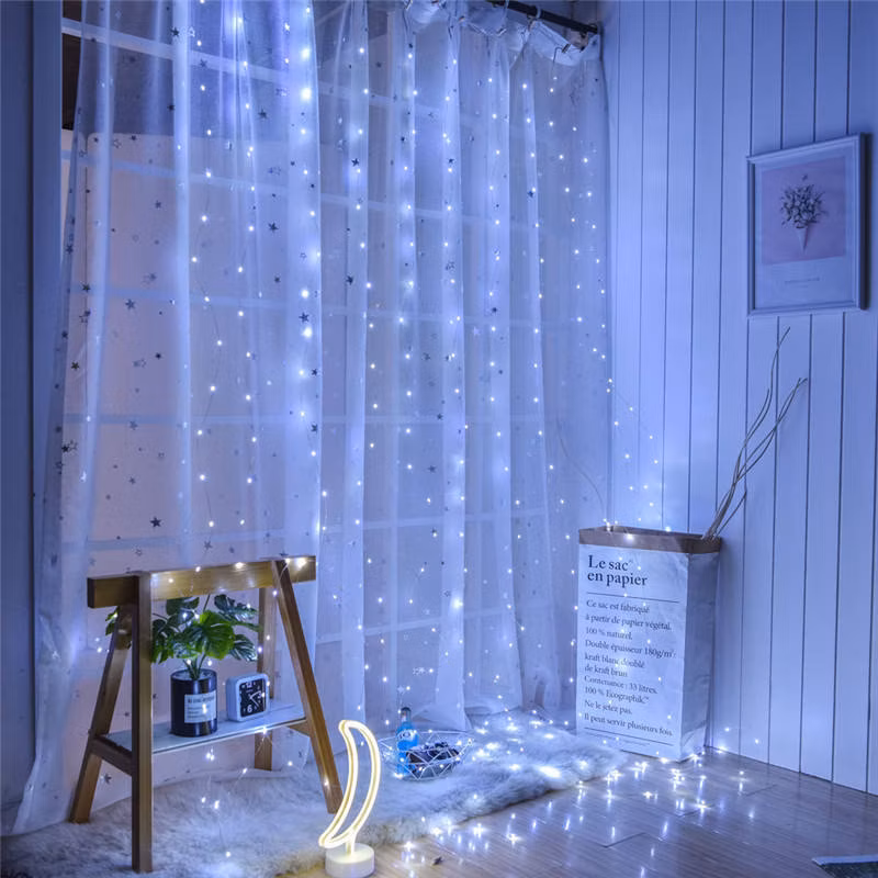 Remote Control Garland Fairy Decoration Waterproof USB Copper Wire Curtain String Light