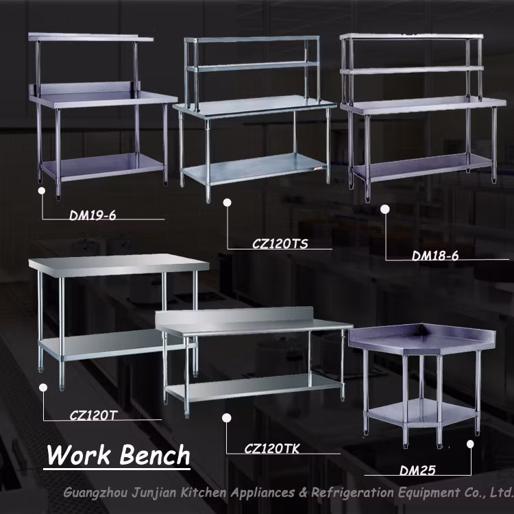 Cheering Commercial Stainless Steel Assenbling Kitchen Worktable (CZ120TK)