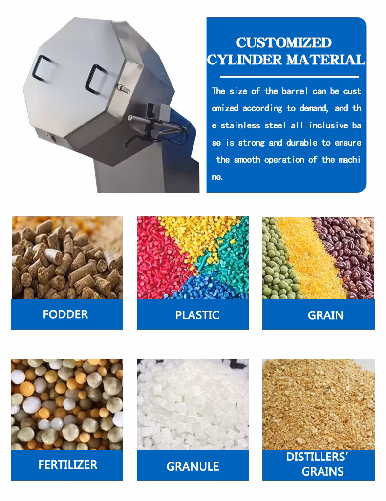 Automatic Food Snack Chips Popcorn Flavoring Machine Drum Fried Food Potato Chips Snacks Seasoning Machine