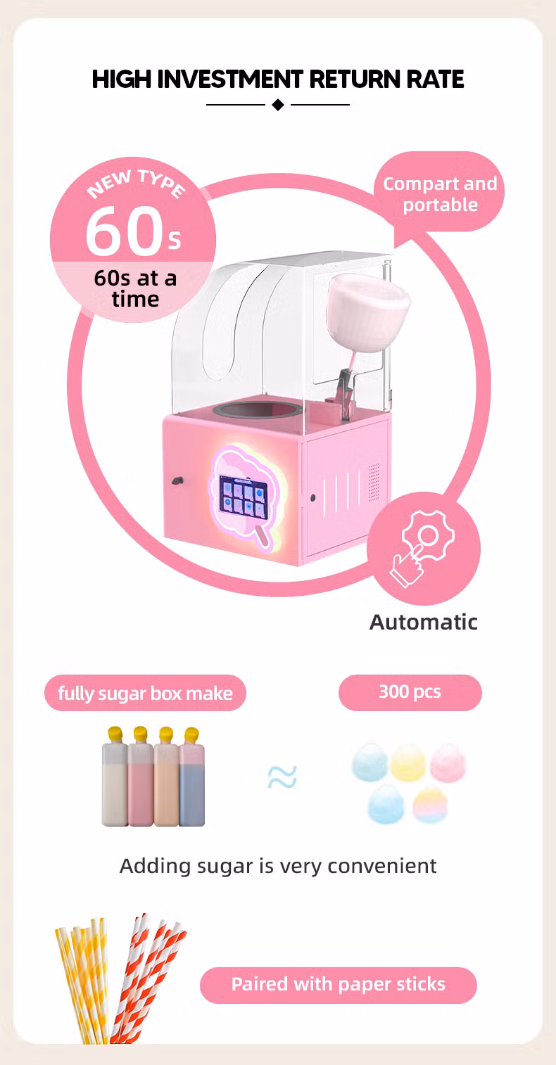 Semi Automatic Manufacture Mini Cotton Candy Machine