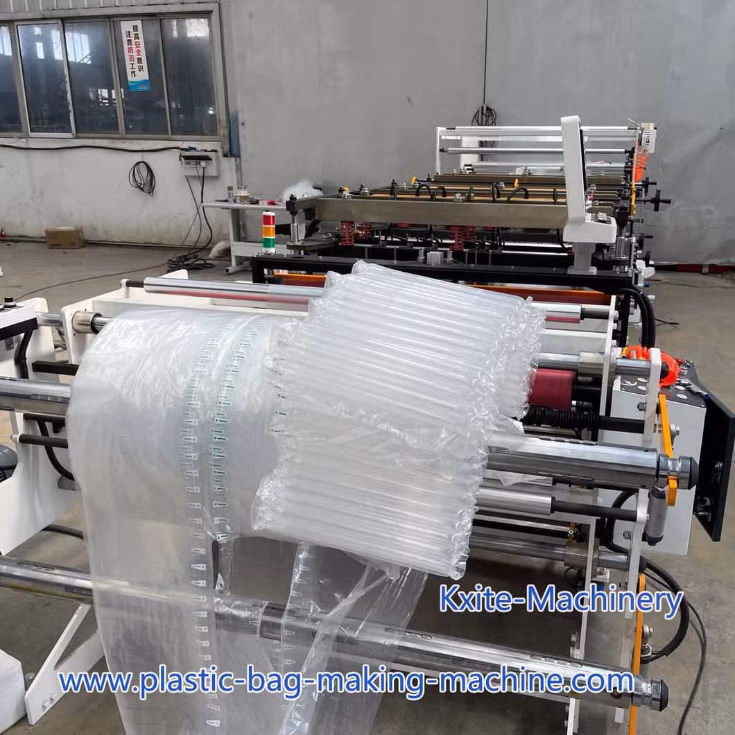 750ml Red Wine Air Column Bag Balloon Inflatable Packaging Roll Film Falling Protection Bubble Bag Making Machine