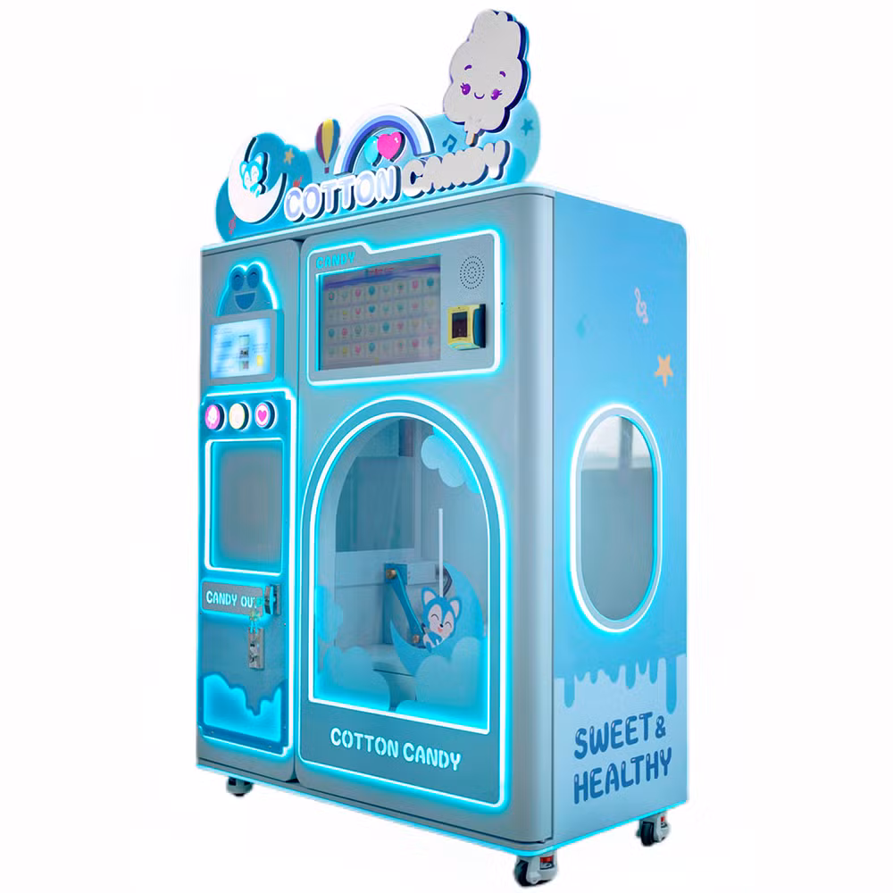 Actual Factory Cheaper Mini Popcorn and Cotton Candy Making Vending Machine