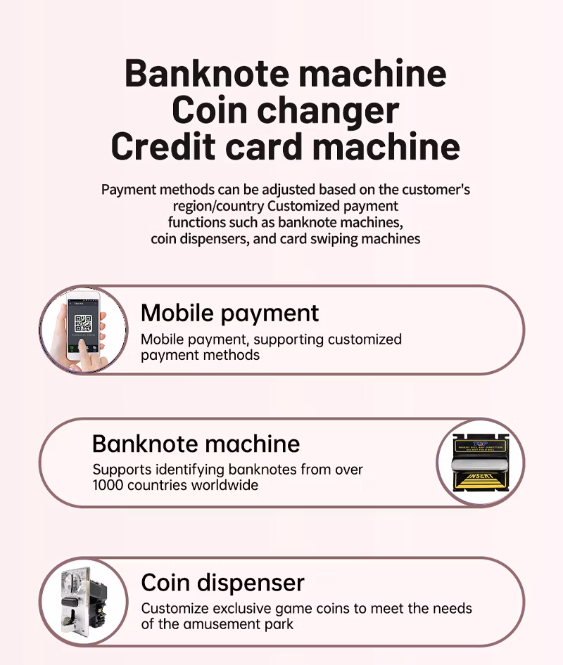 New Design Robotic Cotton Candy Vending Machine with Coin &amp; Credit Card Payment