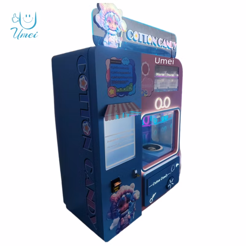 Touch Screen Custom Making Cotton Candy Vending Machine