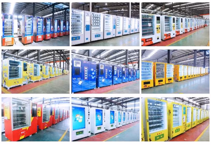 24 Hours Automatic Frozen Food Ice Cream Ice-Lolly Vending Machine Frozen Ready Meal Vending Machine