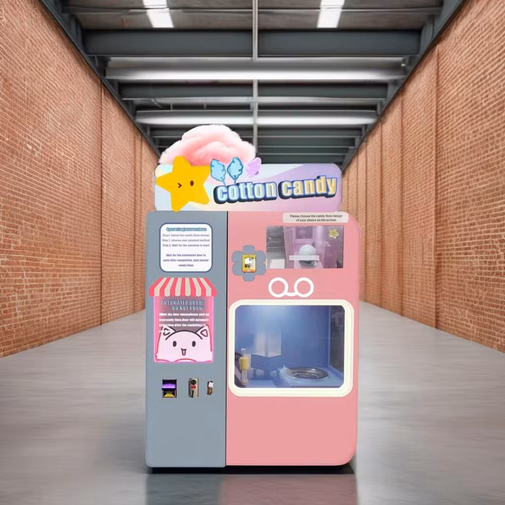 Cotton Candy Machine Professional Maker Commercial Smart Vending Machine