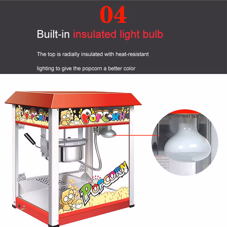 Commercial China Wholesale Kitchen Equipment Appliance Low Price Electric Machinery Popcorn Maker Machine