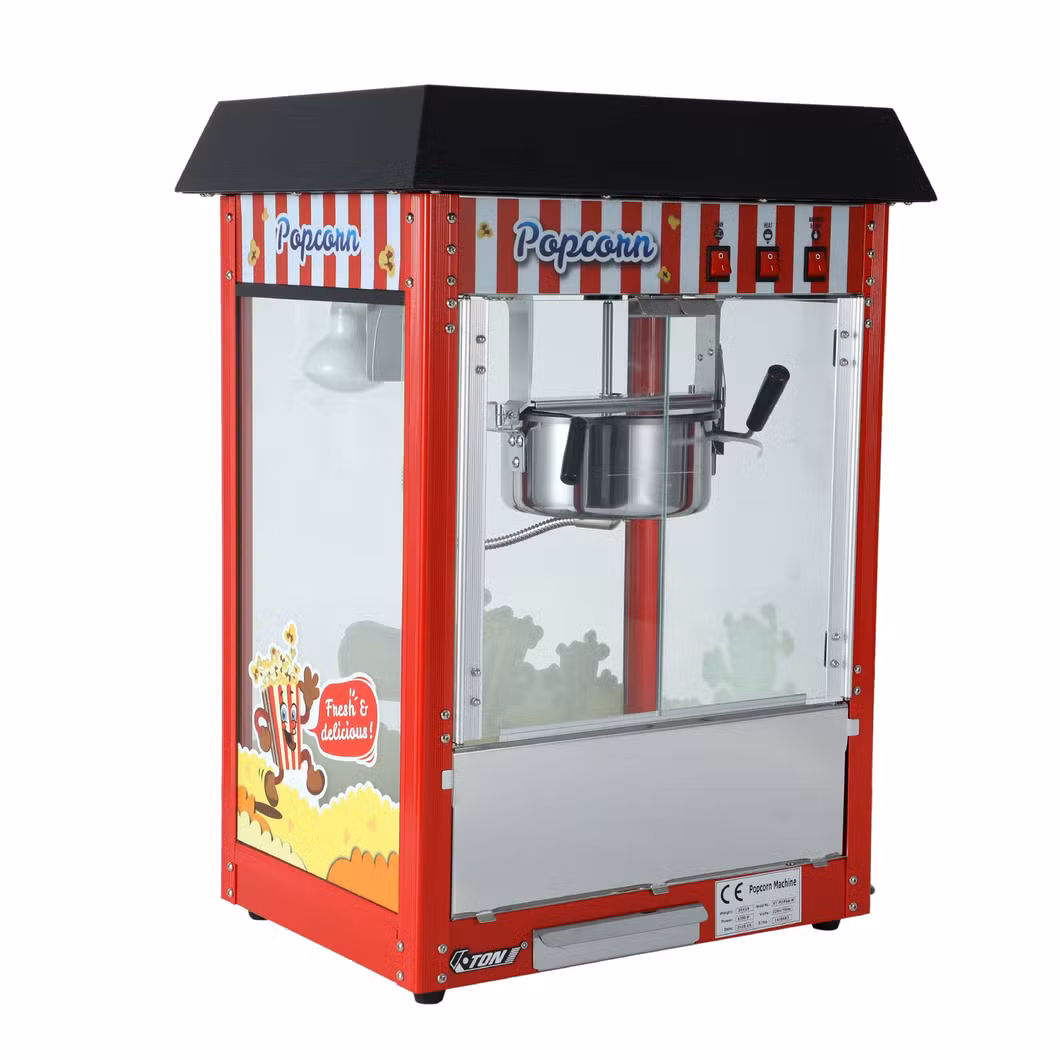 Commercial High Quality Automatic 8 Oz Popcorn Making Machine Single Kettle