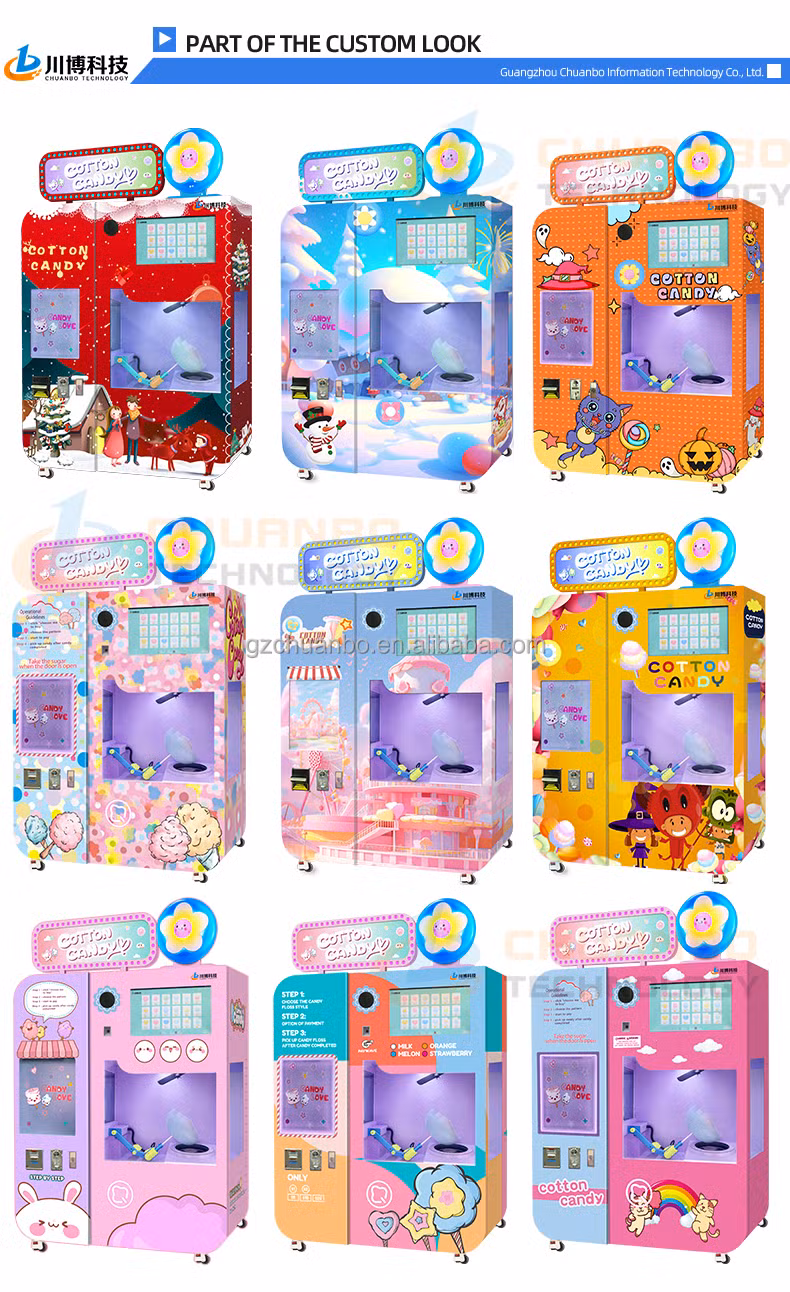 Newly Upgraded Cotton Candy Making Machine - Candy Floss Vending, Direct From Guangzhou, China Manufacturer