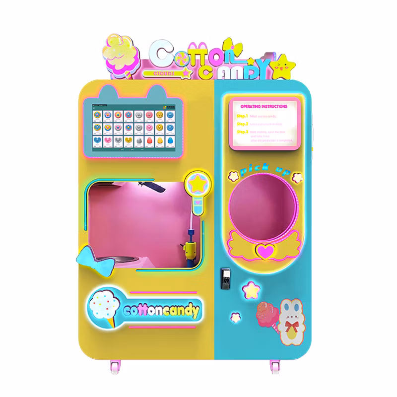 Full Automatic Cotton Candy Stick Cotton Candy Machine Maker