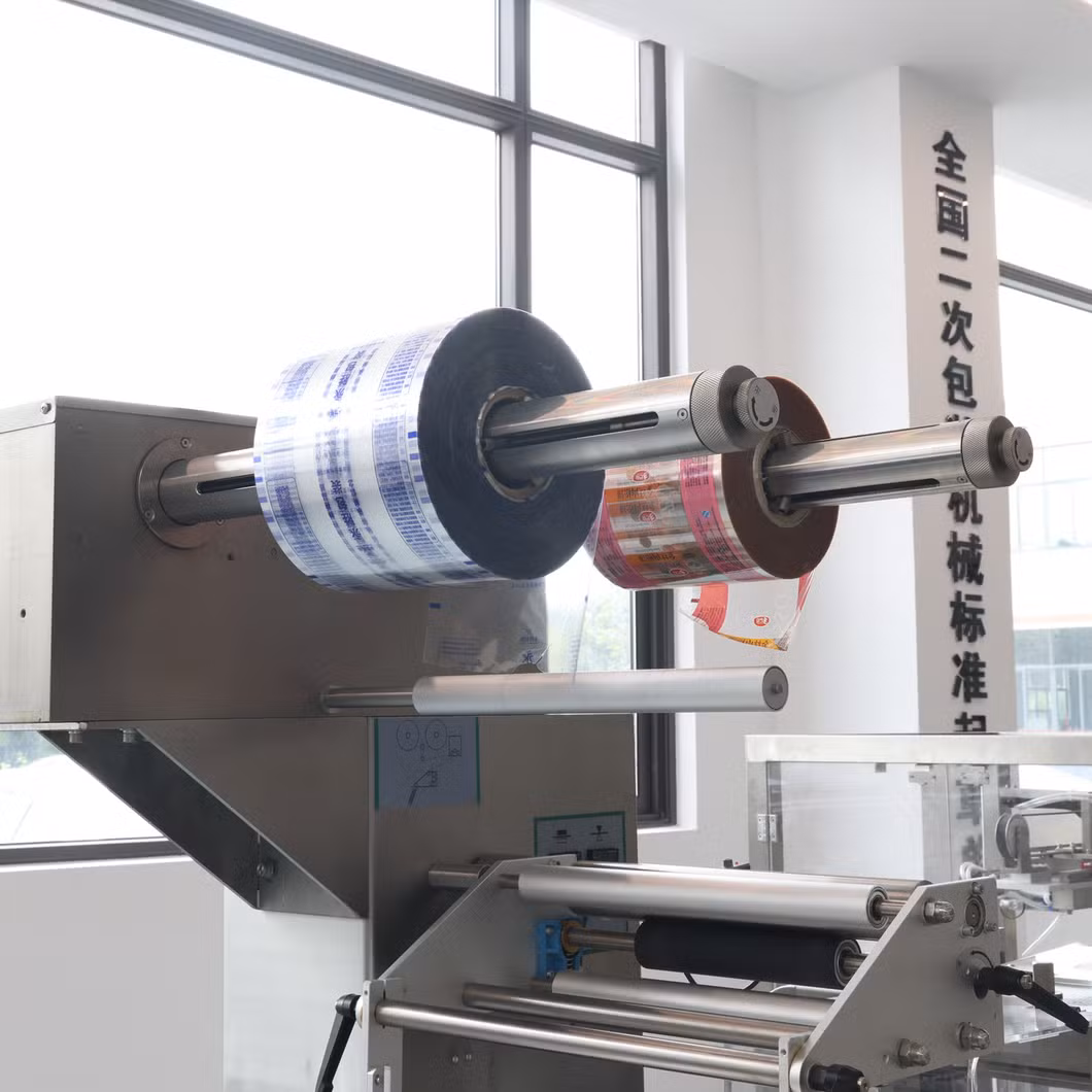 Biscuits Cookies Ice Pops Cake Chocolate Candy Automatic Servo Flow Packaging Packing Machine