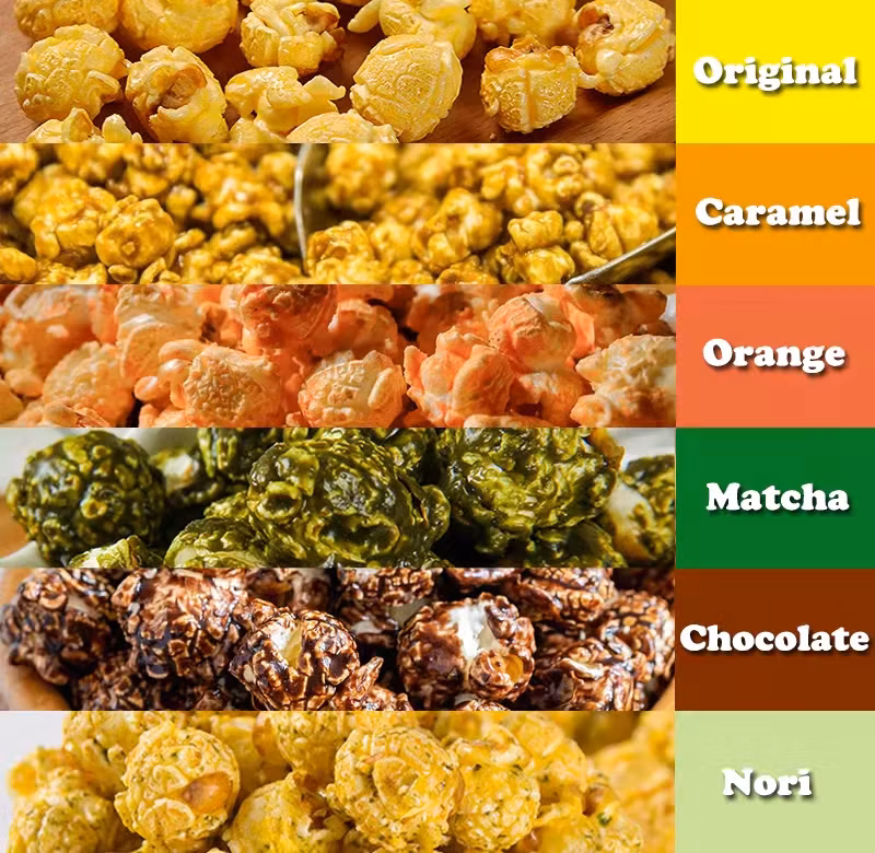 Commercial Industrial Caramel Chocolate Popcorn Maker Ball Shape Popcorn Popping Machines