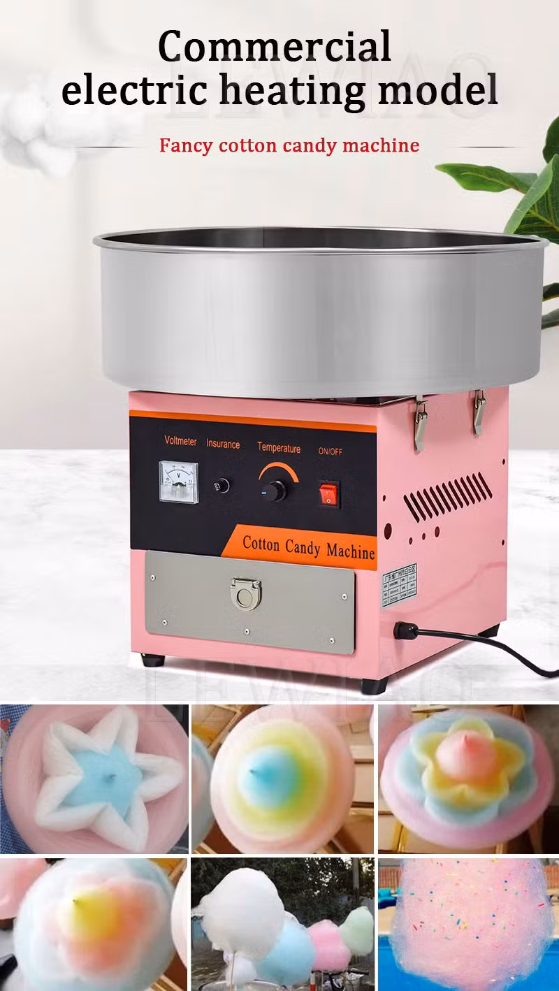 Automatic Candy Dessert Maker Cotton Sugar Floss Making Machine Cotton Candy Machine