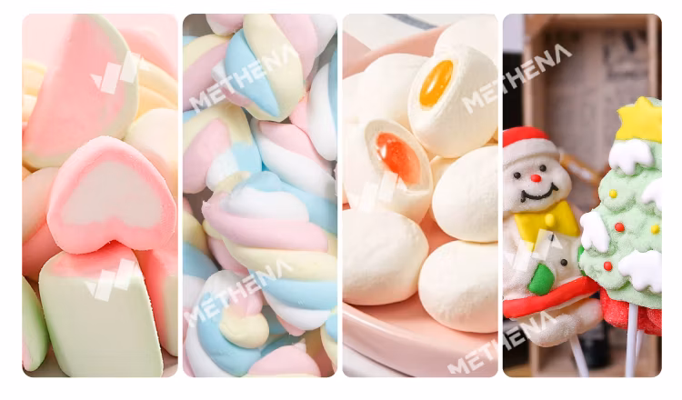 Professional Cotton Candy Product Line Automatic Marshmallow Cream Depositing Machine