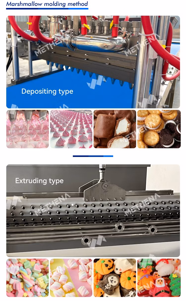 Professional Cotton Candy Product Line Automatic Marshmallow Cream Depositing Machine