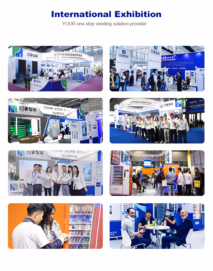 Imt Ice Cream Vending Machine with 32 Inch Touch Screen Different Kinds of Snack and Jam in The Machine