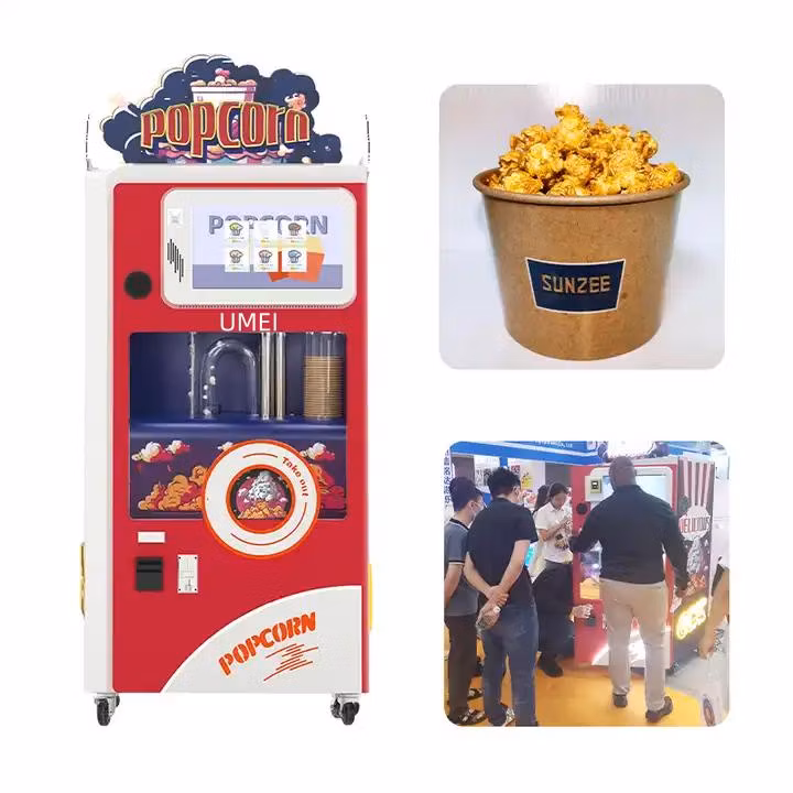 Electric Automatic Popcorn Maker Popcorn Making Machine Commercial Popcorn Machine