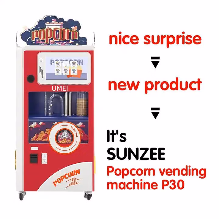 Electric Automatic Popcorn Maker Popcorn Making Machine Commercial Popcorn Machine