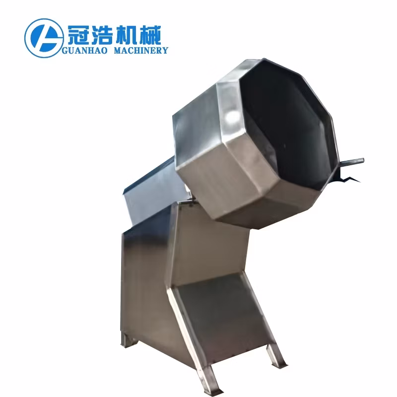Automatic Food Snack Chips Popcorn Flavoring Machine Drum Fried Food Potato Chips Snacks Seasoning Machine