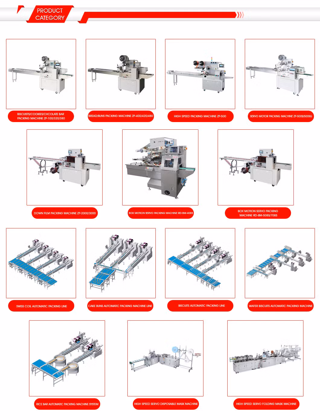 Biscuits Cookies Ice Pops Cake Chocolate Candy Automatic Servo Flow Packaging Packing Machine