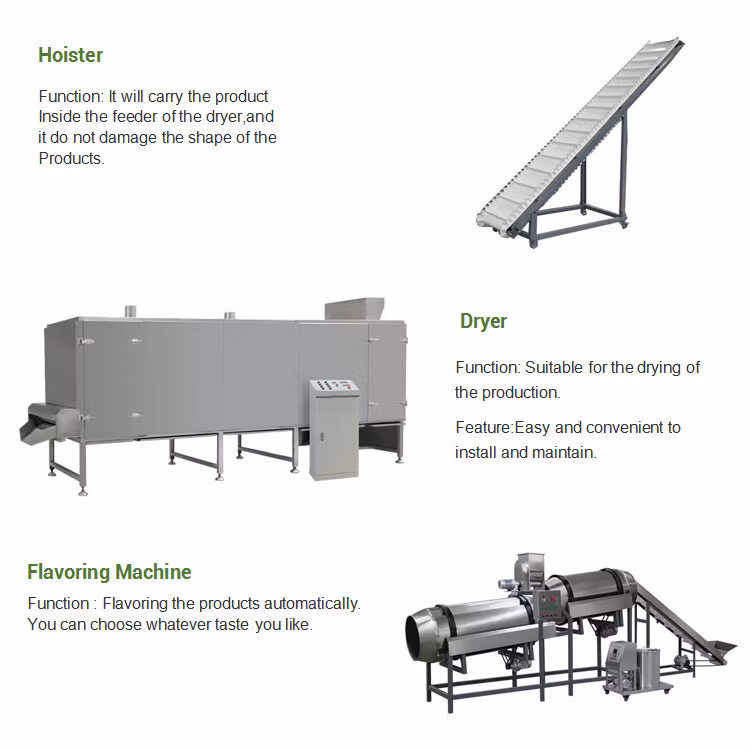 Puffed Popcorn Snack Extrusion Breakfast Cereal Making Machine