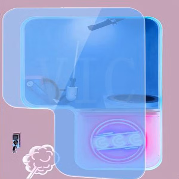 High Efficiency Automatic large capacity Cotton Candy Machine for Snack Bar