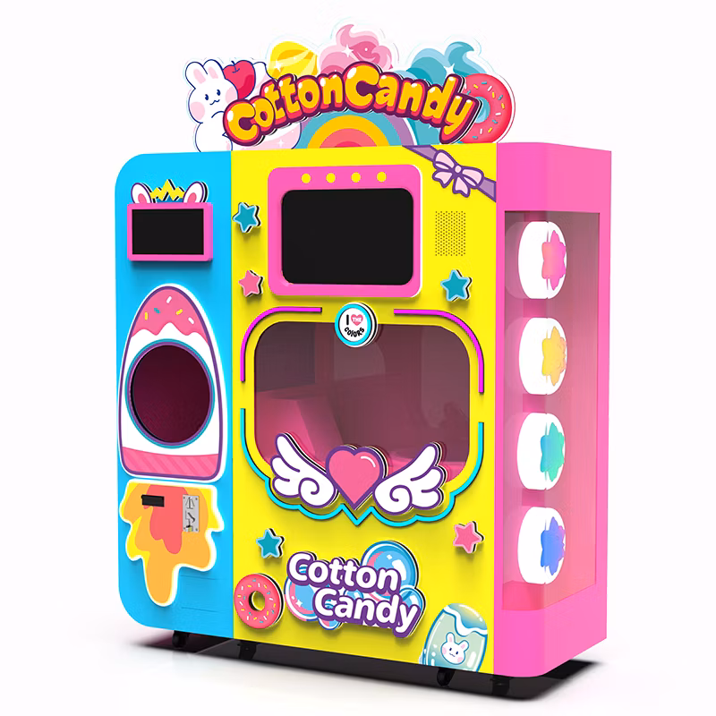 Boys and Girls Fancy Sweet Smart Business American Automated Big Cotton Candy Machine
