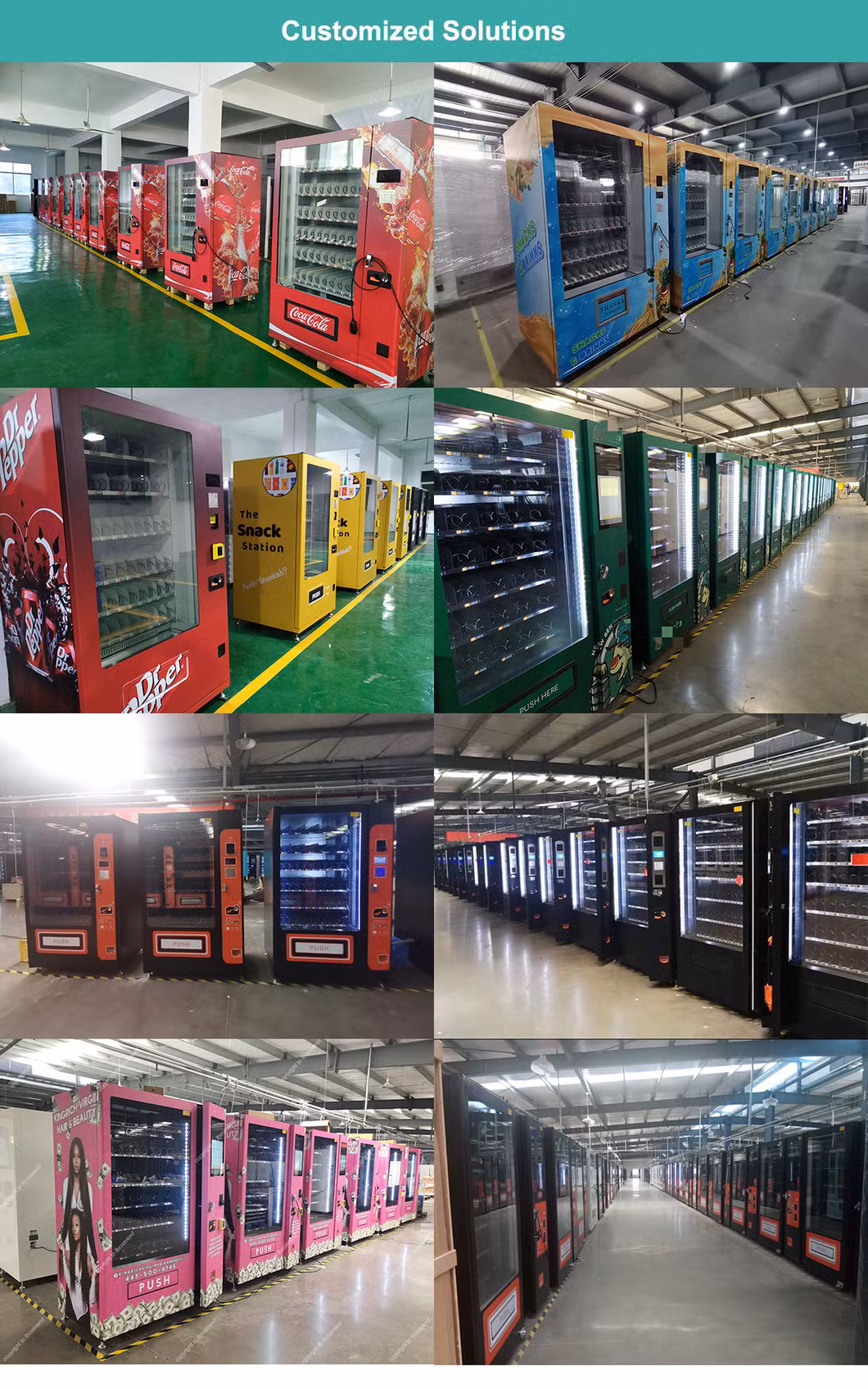24 Hour Self-Service Smart Fully Automatic Ice Cream Vending Machine with Elevator