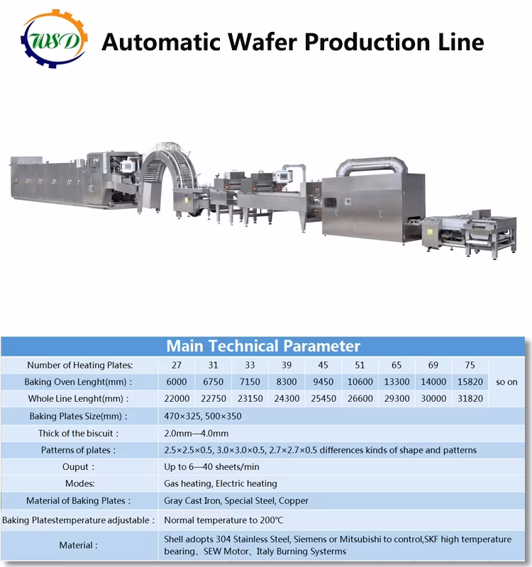 Supplier Automatic Production Line Wafer Snack Cup Maker Ice Cream Cone Machine