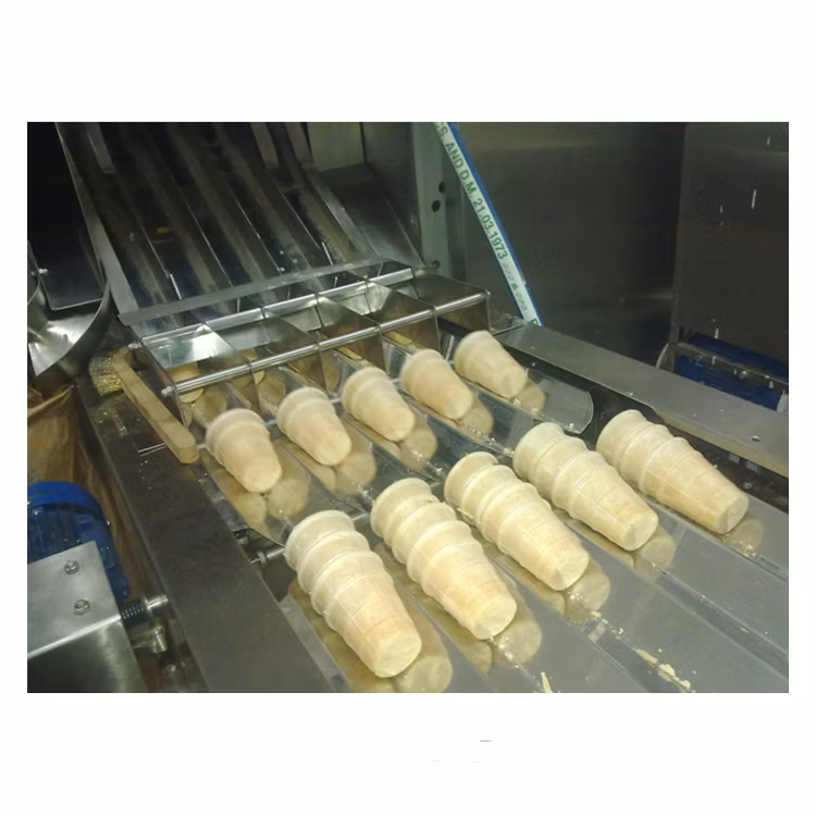 Supplier Automatic Production Line Wafer Snack Cup Maker Ice Cream Cone Machine