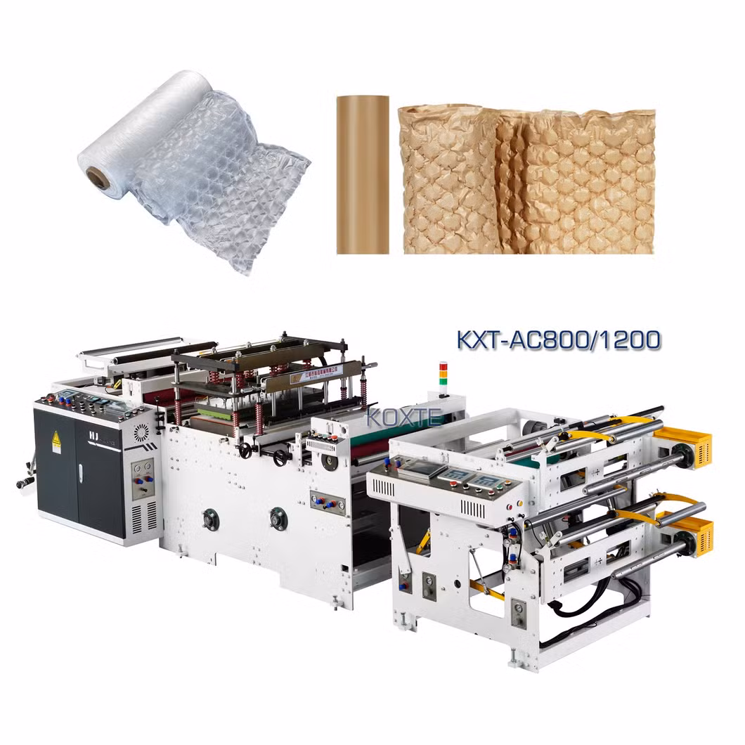 750ml Red Wine Air Column Bag Balloon Inflatable Packaging Roll Film Falling Protection Bubble Bag Making Machine