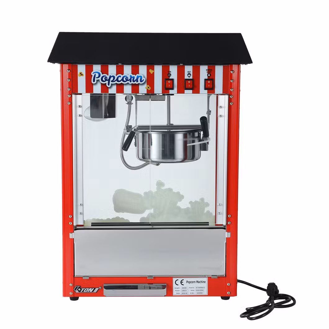 Commercial High Quality Automatic 8 Oz Popcorn Making Machine Single Kettle