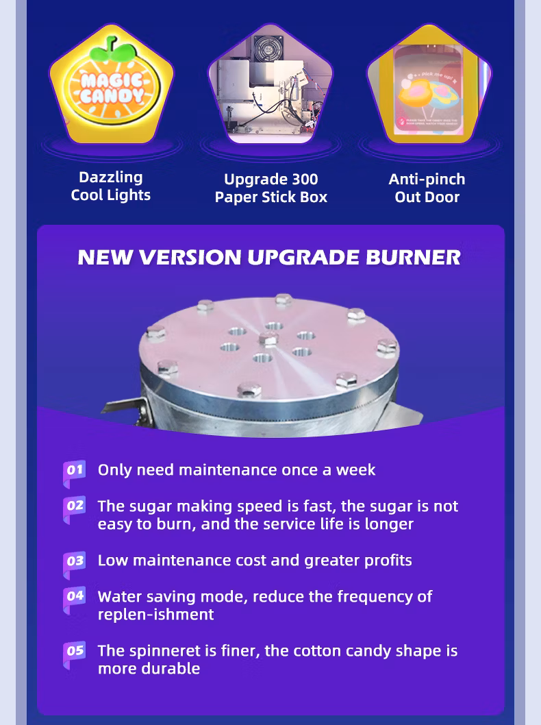 The Best Money-Making Partner for Carnival Parties Sugar Cotton Candy Making Machine