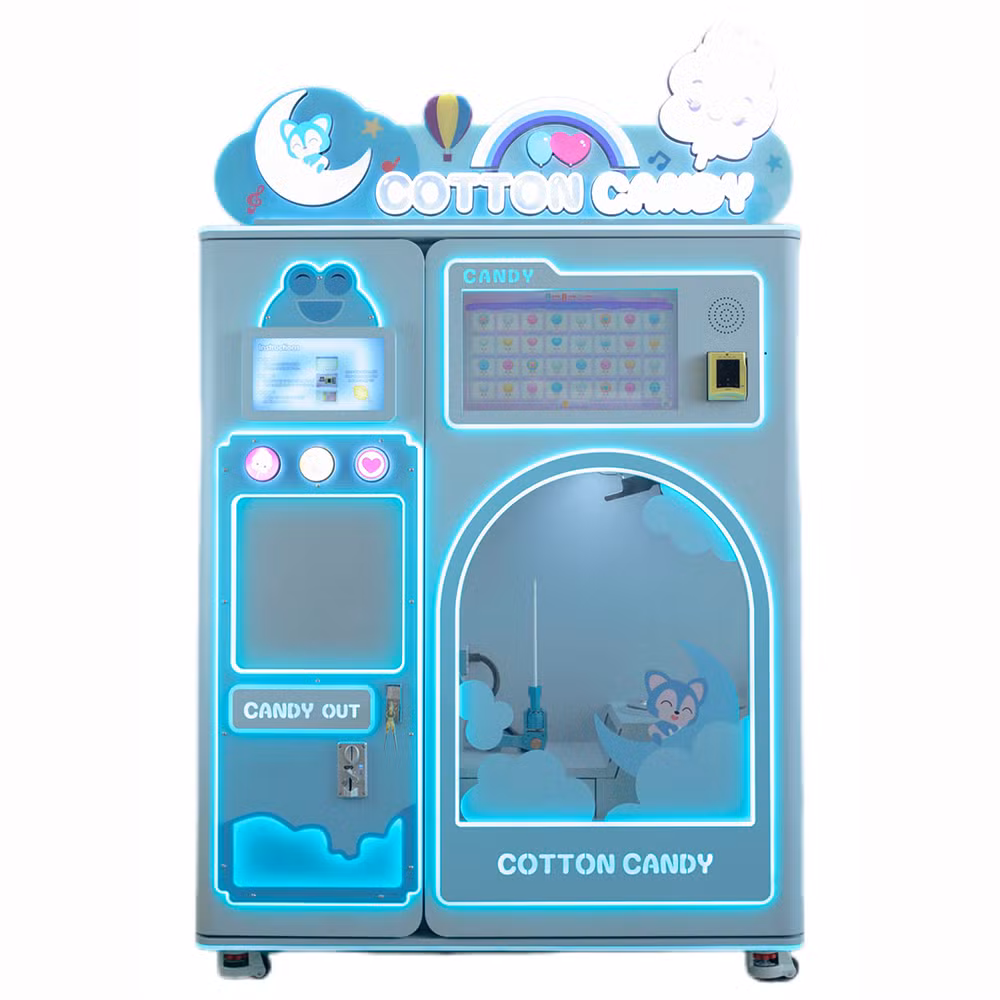Actual Factory Cheaper Mini Popcorn and Cotton Candy Making Vending Machine